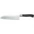 Nóż Santoku karbowany L 130 mm kuty Elite