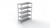Regał nierdzewny 160 cm - 4 półki gretingowe
