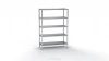 Regał nierdzewny 160 cm - 4 półki gretingowe