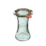 Słoik GLAS 200 ml z pokrywą, uszczelką i 2 zapinkami - op. 6 szt - WECK