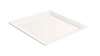 Talerzyk kwadratowy z melaminy 10 x 10 cm biały - VERLO
