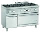 Kuchnia gazowa 6-palnikowa z piekarnikiem gazowym i szafką