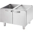 Płyta grillowa gazowa, chromowana, ryflowana, P 13 kW, U 230 V, G30