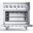 Kuchnia gazowa z piekarnikiem elektrycznym, 4-palnikowa, P 24+7 kW, U G30