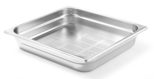 Pojemnik GN 2/3 - perforowany - 354x325 mmwysokość 40 mm | Hendi 802342