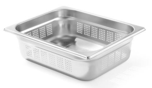 Pojemnik GN 1/2 - perforowany - 530x325 mmwysokość 65 mm | Hendi 802434