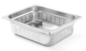 Pojemnik GN 1/2 - perforowany - 530x325 mmwysokość 40 mm | Hendi 802441