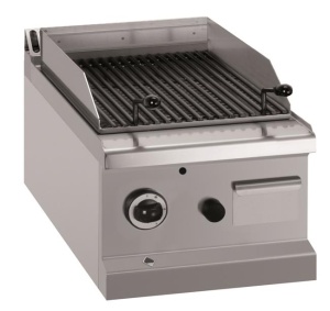 Grill z lawą wulkaniczną stołowy - gazowy, linia 700