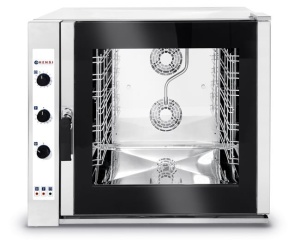 Piec konwekcyjny z zaparowaniem 7xGN1/1, elektryczny, sterowanie manualne | Hendi 225554