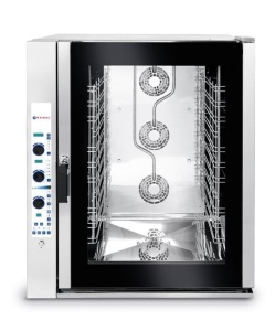 Piec konwekcyjno-parowy 11xGN1/1, elektryczny, sterowanie elektroniczne | Hendi 225585