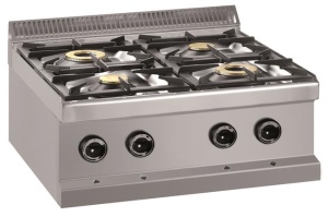 Kuchnia gazowa, stołowa linia 700 4-palnikowa