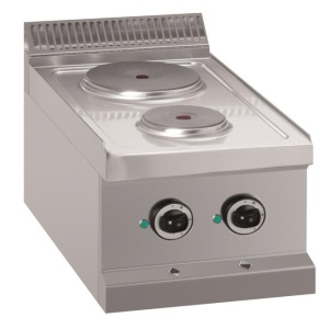 Kuchnia elektryczna nastawna - 1 x 1,5 kW, 1 x 2,6 kW