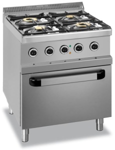 Kuchnia gazowa z piekarnikiem elektrycznym linia 700 4-palnikowa