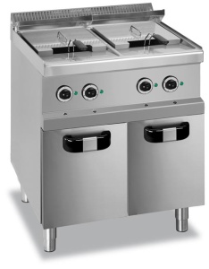 Frytownica z szafką - elektryczna , 2x13 l, linia 700