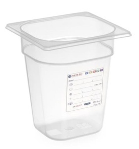 Pojemnik GN HACCP 1/6100mm | Hendi 880470