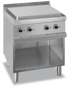 Płyta grzewcza elektryczna na podstawie z trzech stron zamkniętej