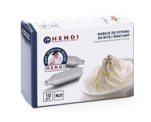 Naboje do syfonu do bitej śmietany