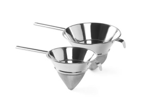 Sito chińskie stożkowe z siatką - gęste śr. 205 mm | Hendi 647554