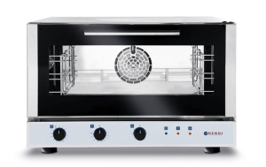 Piec konwekcyjny z nawilżaniem 3x GN 1/1 – elektryczny, sterowanie manualne Hendi 225684