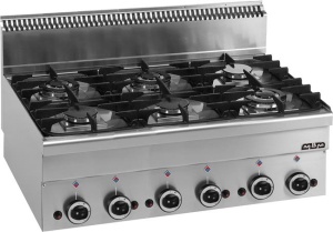 Kuchnia gazowa stołowa MBM600 6-palnikowa