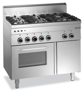Kuchnia gazowa z piekarnikiem gazowym MBM600 6-palnikowa