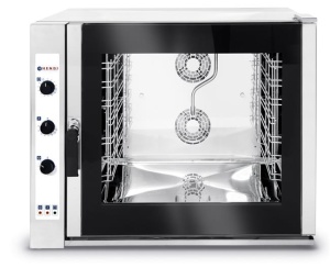 Piec konwekcyjno - parowy 6x GN 2/1, elektryczny - sterowanie manualne | Hendi 224755