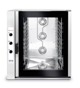 Piec konwekcyjno - parowy 10x GN 2/1, elektryczny - sterowanie manualne | Hendi 224779
