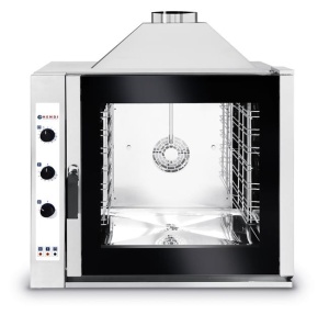 Piec konwekcyjno - parowy 5x GN 1/1, gazowy - sterowanie manualne | Hendi 224687