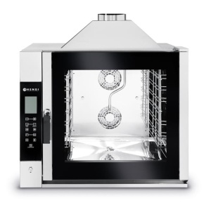 Piec konwekcyjno - parowy TOUCH CONTROL 7x GN 1/1, gazowy - sterowanie elektroniczne | Hendi 224700
