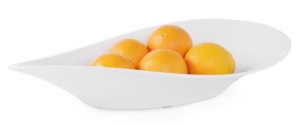Miska w kształcie fali z melaminy 530x270x107, biała | Hendi 561485
