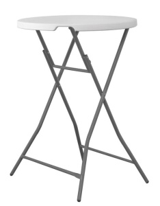 Stolik koktajlowy okrągły śr. 800x(h)1100 mm | Hendi 810958
