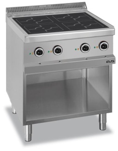 Kuchenia indukcyjna 4-płytowa, na podstawie z 3 stron zamkniętej, linia 700 Hendi MG7EA777I