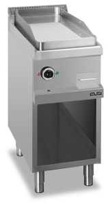 Płyta grillowa na podstawie z trzech stron zamkniętej - elektryczna, gładka chromowana linia 700 Hendi MG7EFTA477LC