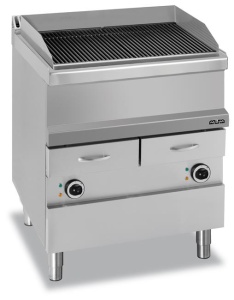 Grill wodny na podstawie z szufladą na wodę, elektryczny, linia 700 Hendi MG7AQE777