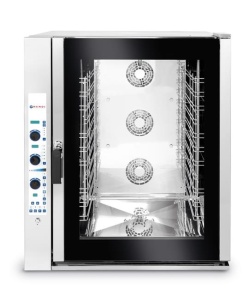 PIEC KONWEKCYJNO-PAROWY 11X GN 1/1, ELEKTRYCZNY Z BOJLEREM I BEZPOŚREDNIM WYTWARZANIEM PARY