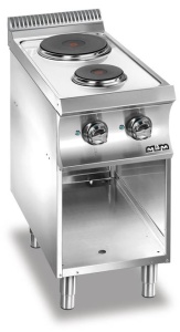 KUCHNIE ELEKTRYCZNE, 2-PŁYTOWE NA PODSTAWIE Z TRZECH STRON ZAMKNIĘTEJ E2AP77Q Hendi E2AP77Q