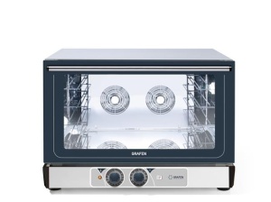 Piec piekarnicze konwekcyjne z nawilżaniem – 4x 600x400 mm sterowany manualnie Hendi 223932