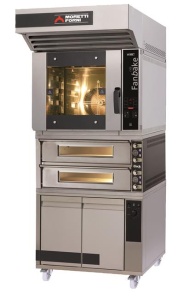 Zestaw piekarniczo - pizzeryjny iBake z piecem dwukomorowym MFIBAKE21 Hendi MFIBAKE21