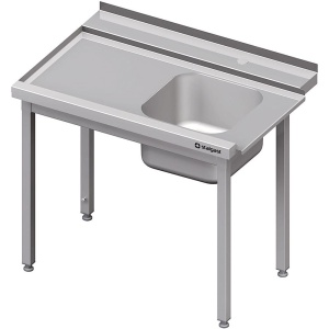 Stół załadowczy(L) 1-kom. bez półki do zmywarki STALGAST 1400x750x880 mm skręcany
