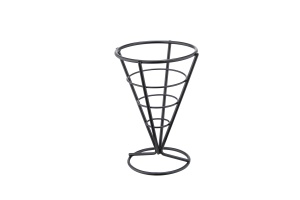 Stojak na frytki czarny