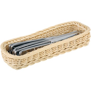 Koszyk na sztućce z polipropylenu 270x100x50 mm