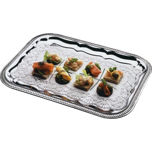 Taca ekspozycyjna GN 1/1 - chromowana z rantem