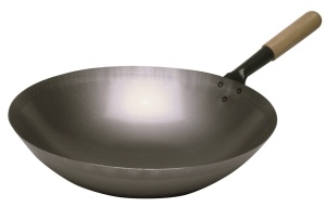 Patelnia wok stalowa - 360 mm