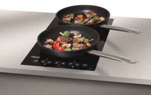 Kuchenka indukcyjna 2 pole grzewcze nastawna 3,5kW | Bartscher IK 35S-EB