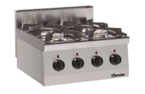 Kuchnia gazowa 4-palnikowa - moc 19 kW