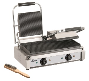 Grill kontaktowy - płyty ryflowane