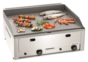 Płyta grillowa gazowa gładka - moc 8 kW