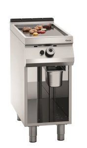 Płyta grillowa gazowa gładka - moc 9 kW