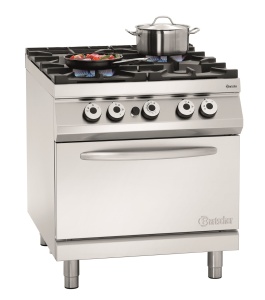 Kuchnia gazowa z piekarnikiem gazowym 2/1 GN