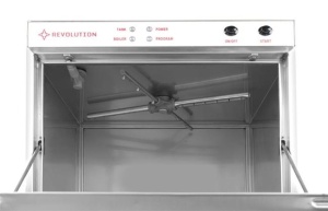 Zmywarka do szkła 40x40 - sterowanie elektromechaniczne z dozownikiem detergentu | Hendi 233009